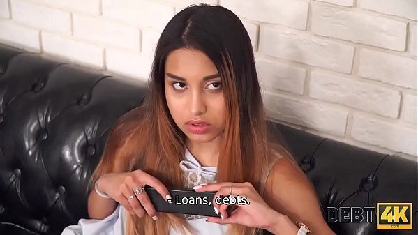 Debt4k. Petite model Roxy Lips with hypno body with stranger debts
