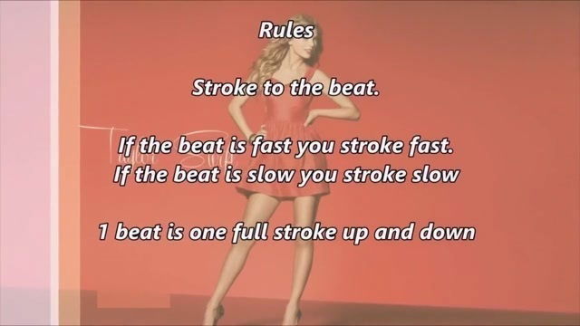 TAYLOR SWIFT JERK OFF TO THE BEAT CHALLENGE (METRONOME)