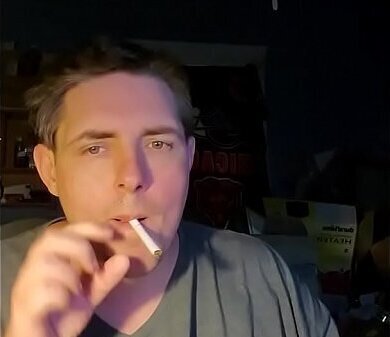 Smoking Marlboro Reds