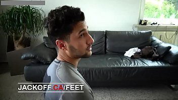 boys humiliate foot slave