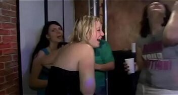 Blonde gals lips print on ass