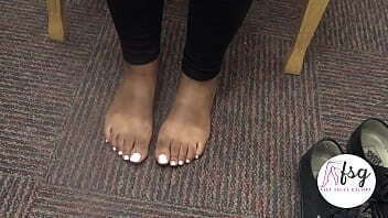 Ebony Candid College Ethiopian Feet Soles Toes