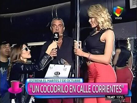 Johana Villafa&ntilde_e desde Cocodrilo para Desayuno Americano 30/09/2014