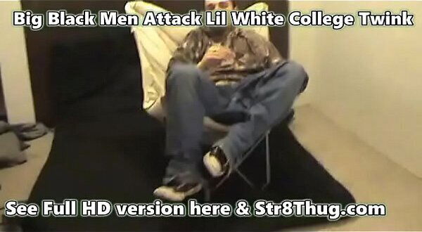 White College Twink Named Evil Attacked Huge Black wiith Size Feet Str8ThugMaster Crew2 Poor White Master Humiliated Held Down Black Thugs Tattoos SHoes Toen Socks Torn