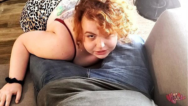 redhead sucking taking creampie