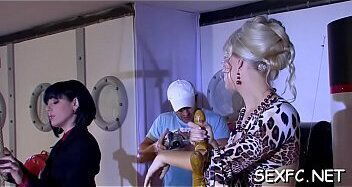 Marvelous beauty Tina Gabriel gets doggy fuck