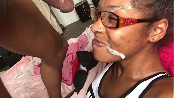 Year Ebony Thot! Gets Facial! &amp_ Squirts!
