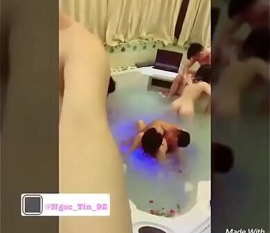 Vietnam bath together