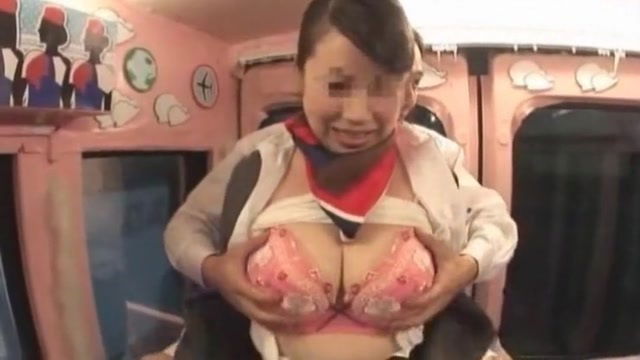 Horny Japanese girl Reiko Asahina, Aoki Misora Amazing Car, movie