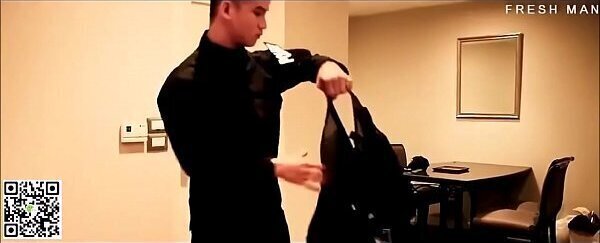 Handsome Straight Hunk Playing