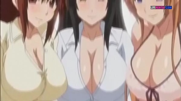 three sisters give welcome Hentai