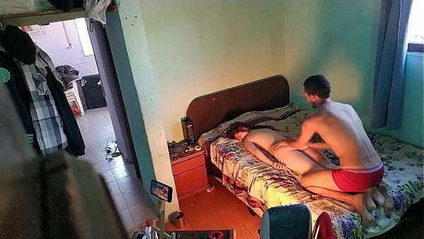 sexy wife comes home from work lies naked massage fuck like bitch