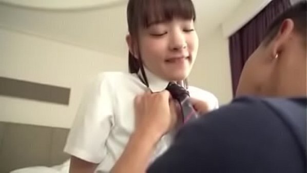Japanese schoolgirl Mikako fucks older nanairo.co