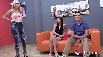 Young brunette teen is just 18, but wants to do a porno just for the money