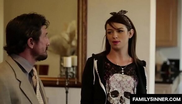 Stepdaughter seduce father with