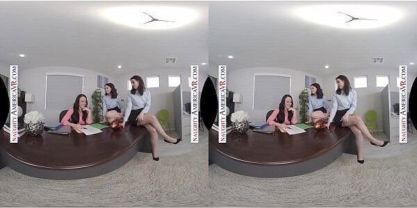 Naughty America Office Session with Casey Calvert, Jane Wilde, Jennifer White