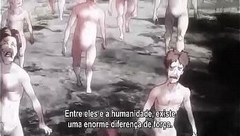 Attack on Titan- Epis&oacute_dio 9- Paradeiro do seu bra&ccedil_o esquerdo- Batalha de Trost (5)- legendado pt br