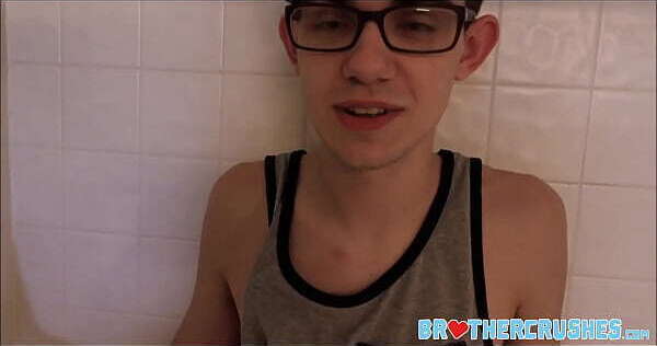 Young Nerdy Twink Step Brother Punish Fucked Older Step Brother Taking