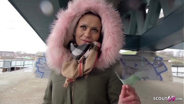 GERMAN SCOUT TEEN BERLIN DIREKT STRASSE GEFICKT