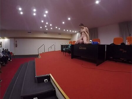 Lecci&oacute_n sexo oral chica sala conferencias cargo Pamela S&aacute_nchez Jes&uacute_s S&aacute_nchez. profesores m&aacute_s importantes materia educaci&oacute_n sexual. Aprende ellos.