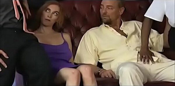 redhead Adriana 4some riding