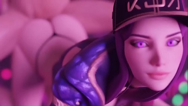 Akali Fucked from behind Blender Animation)