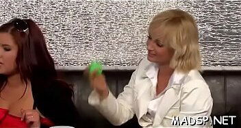 Taking turns on lengthy unbending cocks