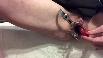 Unicorncervix extreme close gape with speculum fuck. Wide swollen extreme close graphic point view. Extreme