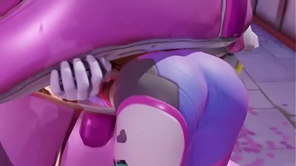 D.VA GETS STUCK MECH THEN FUCKED
