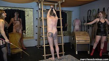 Who Will Stand the Pain? - Mistress Athena and Mistress Inka Test Slaves'_ Limits