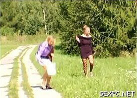 gets lucky with clothed females fucking them hard