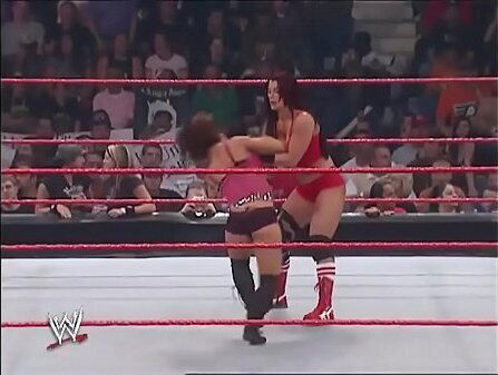 Victoria Mickie James lingerie match.