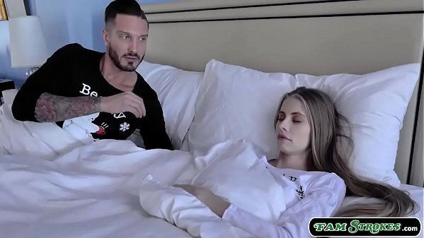 Stepteen gets fucked santa stepdad