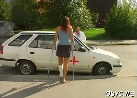 Teen seductress with gives oral