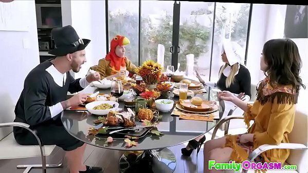 FamilyOrgasm.com Medieval Family Stroking Orgy Thanksgiving