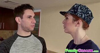 FamilyOrgasm.com - Homecoming Militar Wife Bangs Stepson