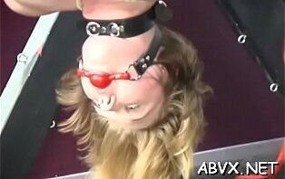 Naughty non-professional video with girl enduring twat stimulation