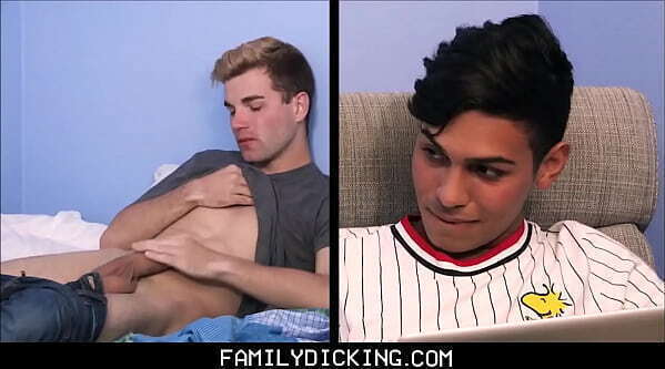 Interracial Twink Step Brothers Caught Step Joins Threesome