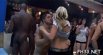 Waiter fucking doxies in throat and other wholes with huge black dick