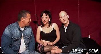 Mature hooker gets down sucks wang before getting licked