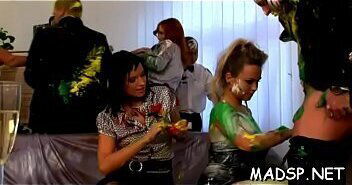 Sexually excited folks switch partners and fuck every other'_s brains out