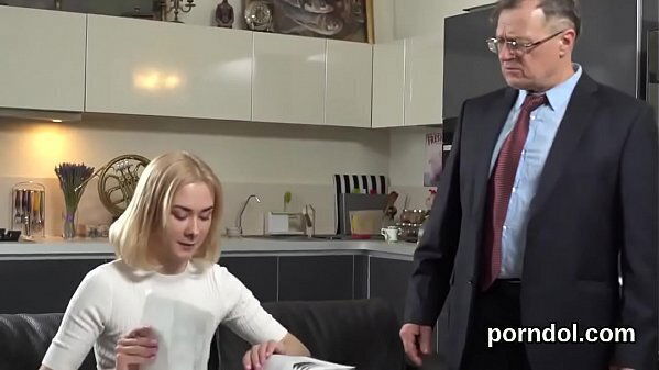 Cute schoolgirl seduced banged elder teacher