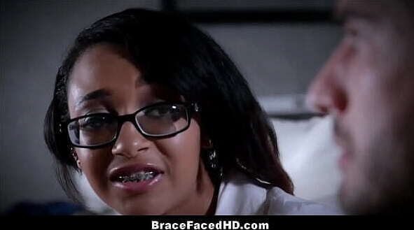 Thick Black Teen Schoolgirl With Braces Emori Pleezer Fucked White From School Tutoring