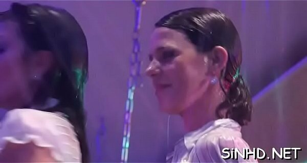 Delightful beauties charming studs with skillful fellatio