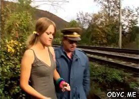 Steamy young action with banging honey