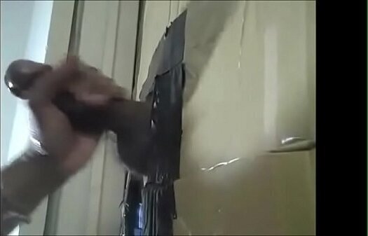 HUNGRY BRAZILIAN TGIRL from Blacksexnow.us ANOTHER STRAIGHT LATIN THUG GLORY HOLE