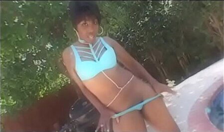 Ebony slut gets cocks fuckholes couch