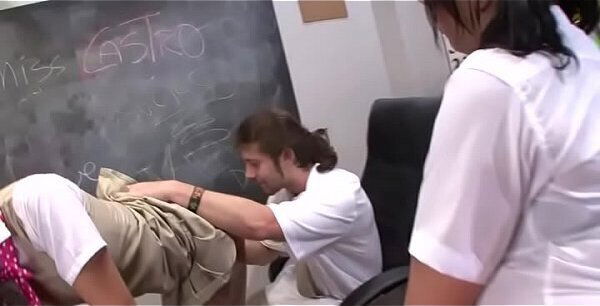 Nauughty legal teenager feature throat watering group pleasuring delight