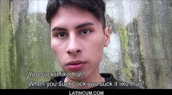 Young Broke Latino Twink With Stranger Street Money