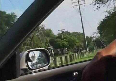 Adorable teen drinks wine previous taking mouth